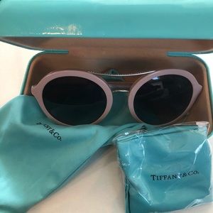 Tiffany & co. Pink round sunglasses
